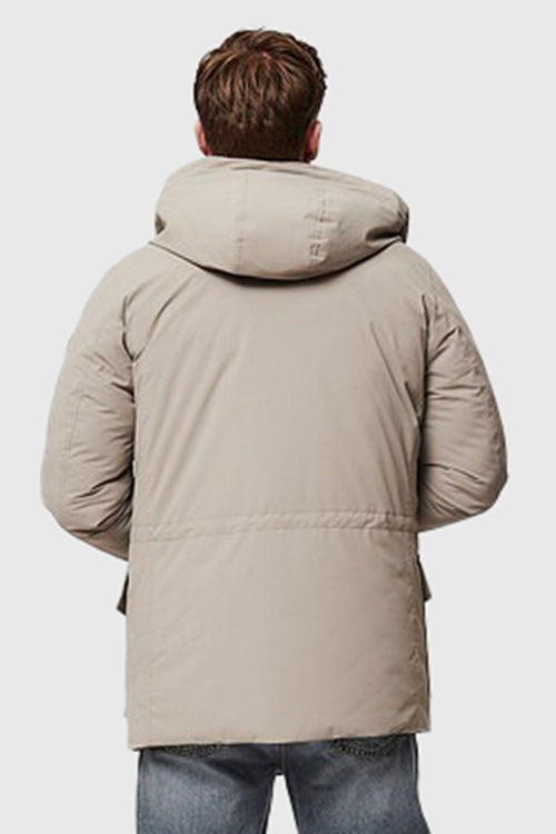 Arctic Stretch Down Parka Grigio Chiaro Uomo - 2