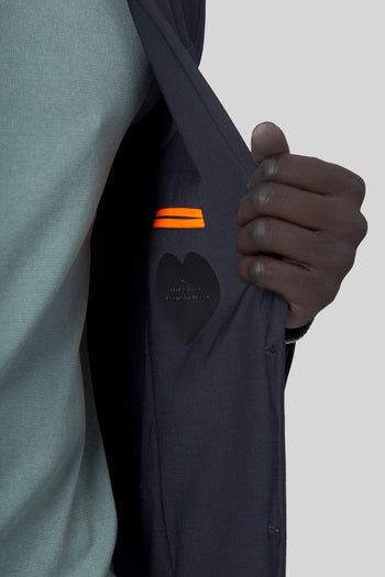 Summer Wooltech Blazer Blu Uomo - 7