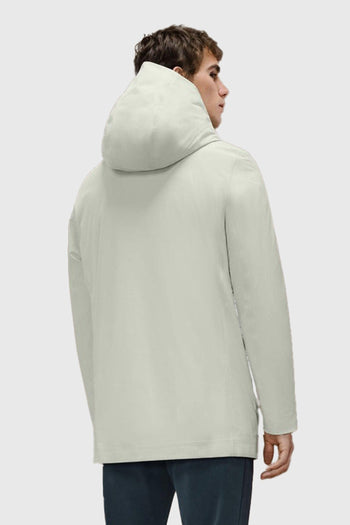 Egg Floating Parka Crema Uomo - 3