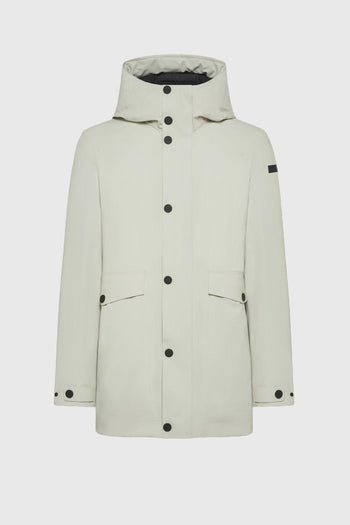 Egg Floating Parka Crema Uomo - 5