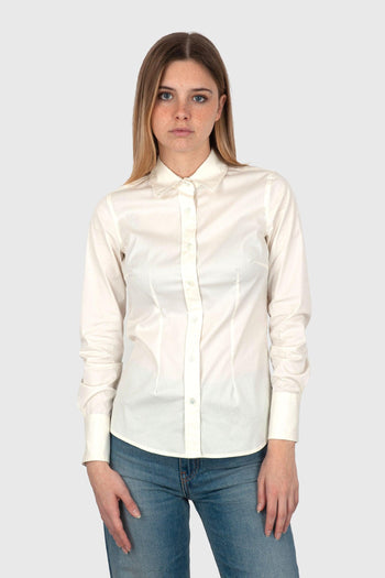 Camicia Slim Panna Donna - 4