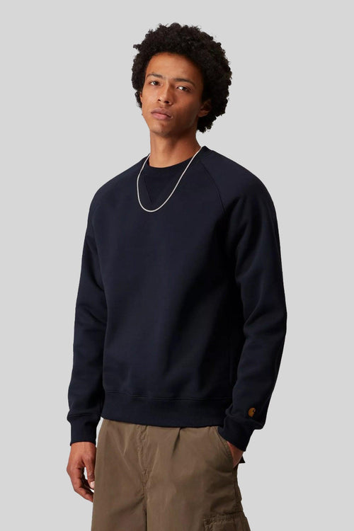 Wip Chase Sweatshirt Blu Scuro Uomo