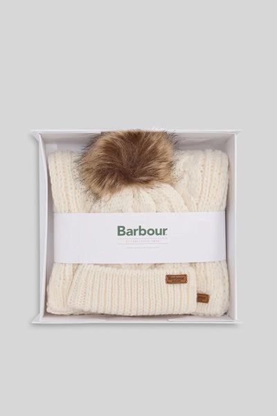 Set Cappello E Sciarpa Penshaw Ecru Donna