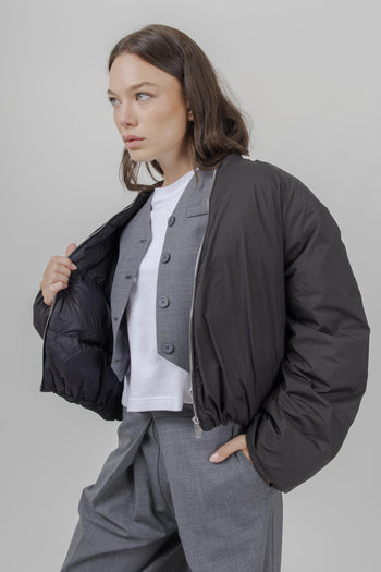 Bomber Cecilia Nero Donna - 5