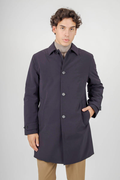 Impermeabile Perfetto Blu Navy Uomo