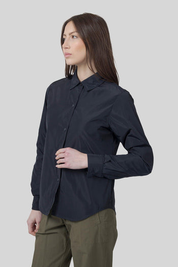 Camicia Glue Sfoderata Poliestere Tecnico Blu Scuro Donna - 3