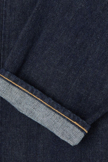 Jeans Regular Tapered Japan Blu Scuro Uomo - 8