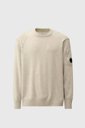 Maglia Lambswool Grs Crew Neck Bianco Off Uomo - 6