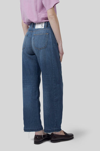 Jeans Cincity Blu Medio Donna - 3