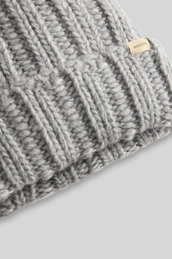 Chunky Beanie Grigio Melange Unisex - 2