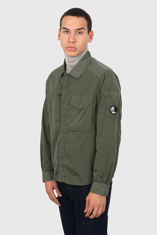 Overshirt Chrome-r Lens Verde Militare Uomo - 2