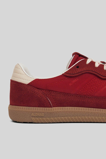 Sneaker Tb.490 Rife In Pelle Rosso Donna - 3
