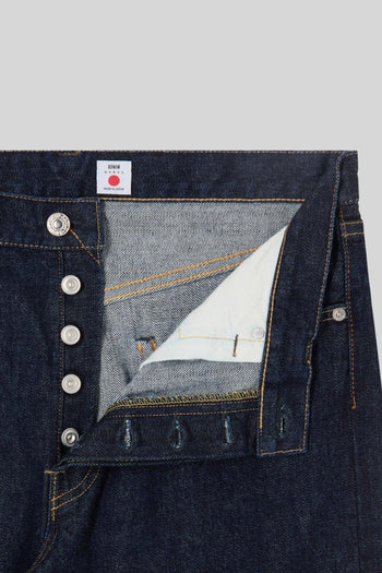 Jeans Regular Straight Japan 10.5 Oz Kaihara Indigo Lightweight Blu Scuro Uomo - 5