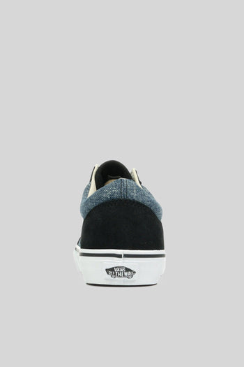 "off The Wall" Sneaker Old Skool Denim Blu Medio Uomo - 4
