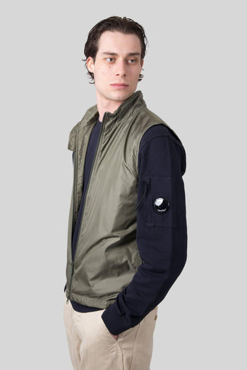 Gilet Vernes Verde Oliva Uomo - 3