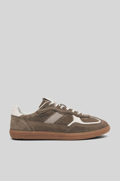 Sneaker Tb.490 Rife In Pelle Taupe Donna
