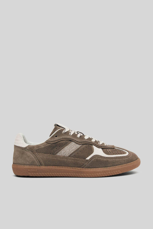 Sneaker Tb.490 Rife In Pelle Taupe Donna