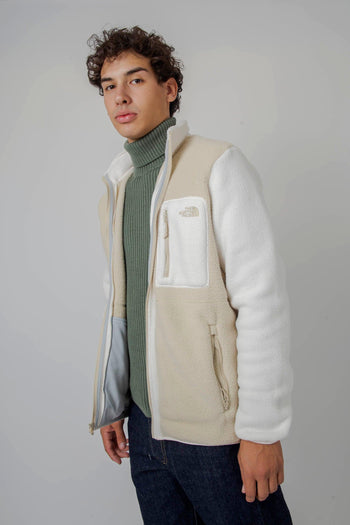Yumiori Full Zip Fleece Jacket Beige Chiaro Uomo - 6