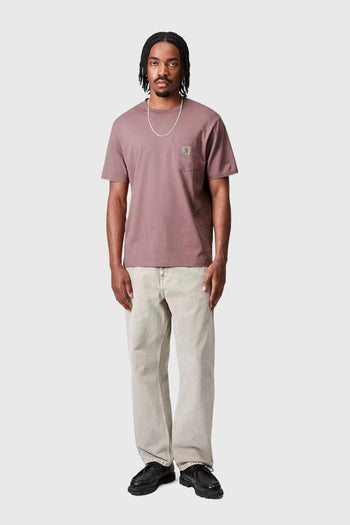 Wip T-shirt S/s Pocket Rosa Antico Uomo - 3