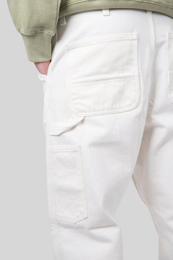 Wip Single Knee Pant Bianco Uomo - 7