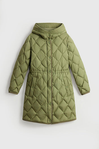 Parka Heritage Con Cappuccio Verde Militare Donna - 5