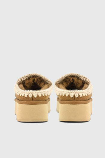 Clog Eskimo Platform Biscotto Donna - 4