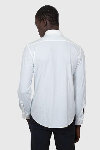 Oxford Open Shirt Bianco Uomo - 3