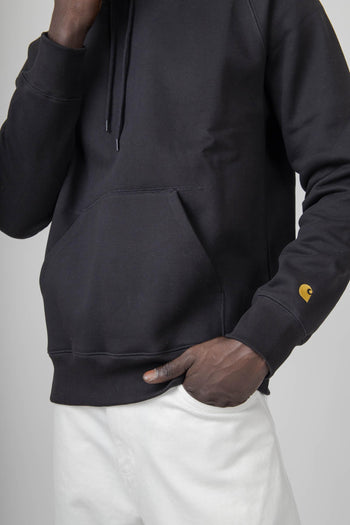 Wip Hooded Chase Sweatshirt Nero Uomo - 3