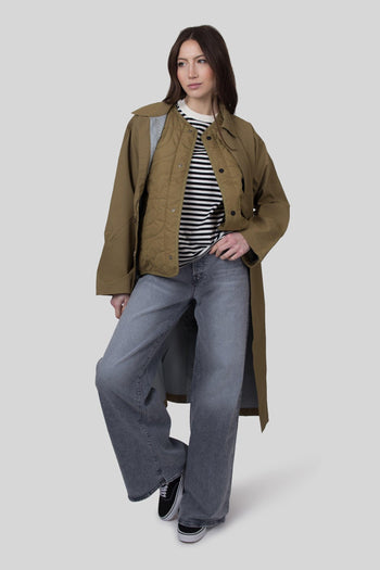 Parka City Triclimate Verde Militare Donna - 2