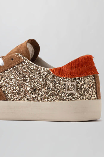 Sneaker Hill Low Glitter Bronzo Donna - 2