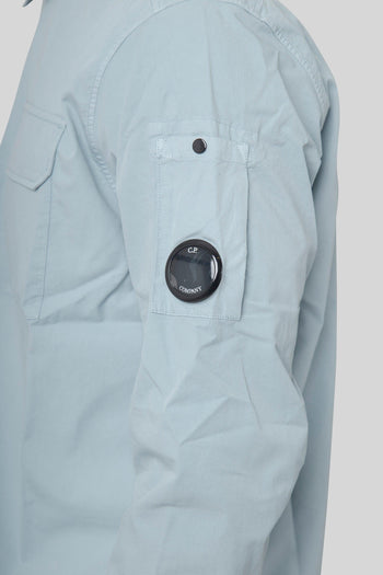 Camicia Lente In Gabardina Organica Polvere Uomo - 4