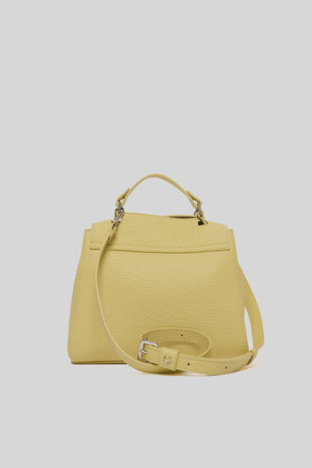 Borsa Sveva Piccola In Pelle Soft Con Tracolla Giallo Donna - 3