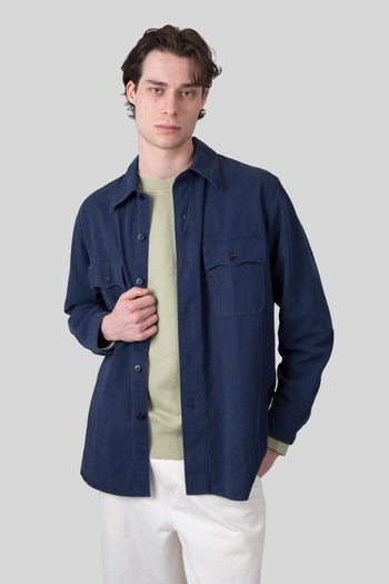 Overshirt Manteco Cpo 2.0 Blu Uomo - 3