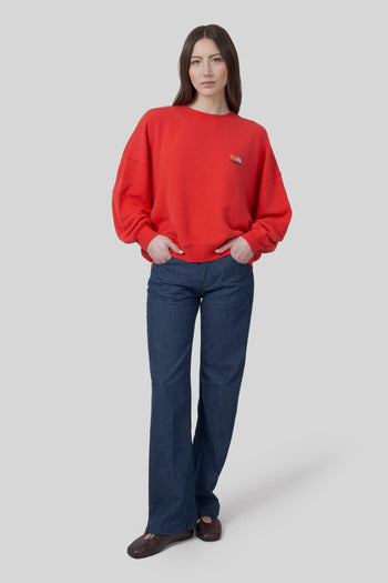 Jeans Palazzo Blu Medio Donna - 2