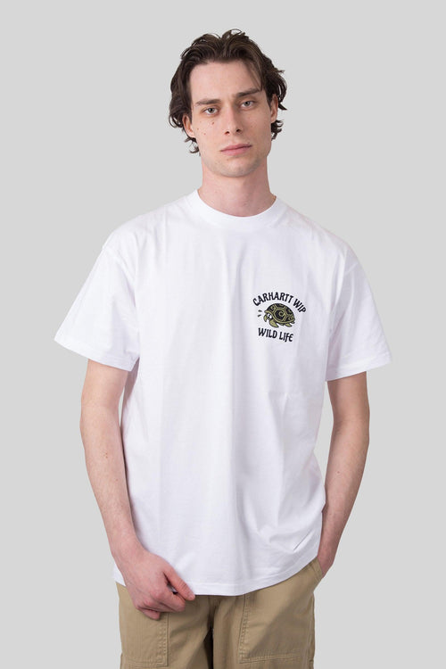 Wip S/s Wild Life T-shirt Bianco Uomo