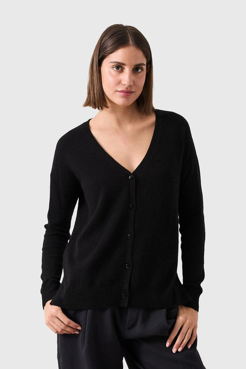 Cardigan Antigone Nero Donna