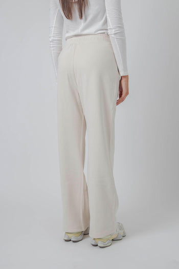 Max Mara Pantalone In Felpa Avorio Donna - 4