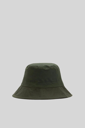 Cappello Bucket Brackley Wax Verde Oliva Unisex - 3