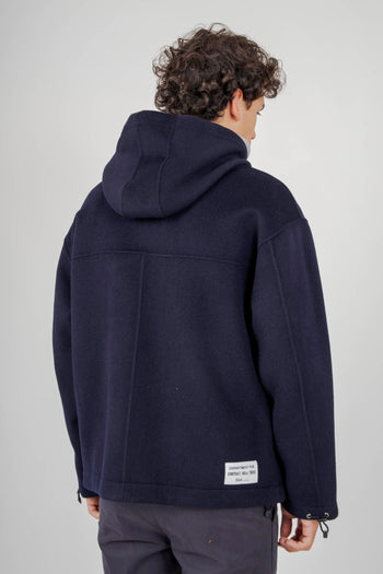 Giubbotto In Lana Park Blu Navy Uomo - 5