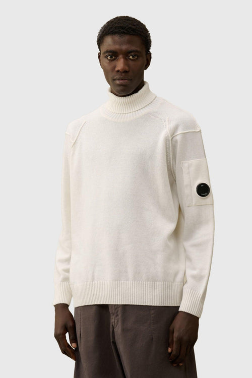 Maglia Lambswool Grs Turtleneck Knit Bianco Uomo - 1