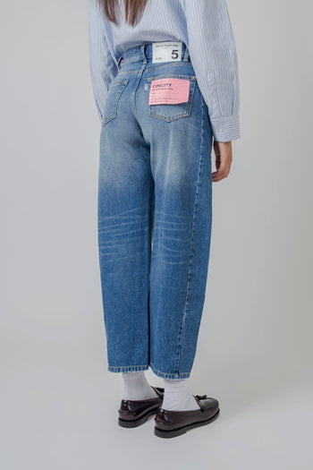 Jeans Cincity Blu Medio Donna - 3