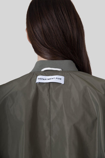 Bomber Over Train Bianco/verde Donna - 8