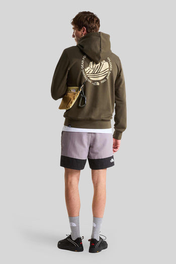 Felpa Monte Regular Con Cappuccio Verde Militare Uomo - 7