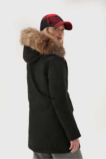 Arctic Raccoon Parka Nero Donna - 3