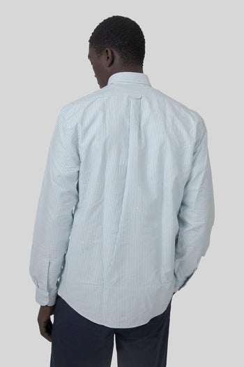 Camicia Doubling Ox Bianco/verde Unisex - 5