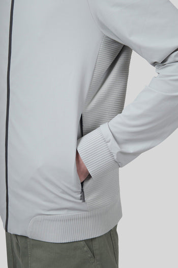 Felpa Surflex Soft Touch Full Zip Grigio Chiaro Uomo - 4