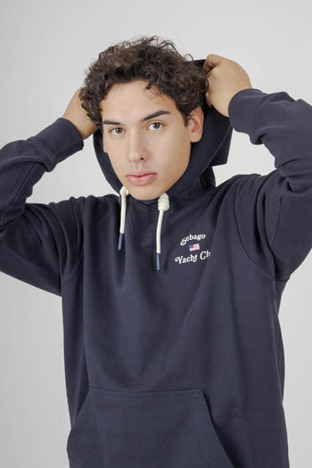 Felpa Blanchard Blu Navy Uomo - 5