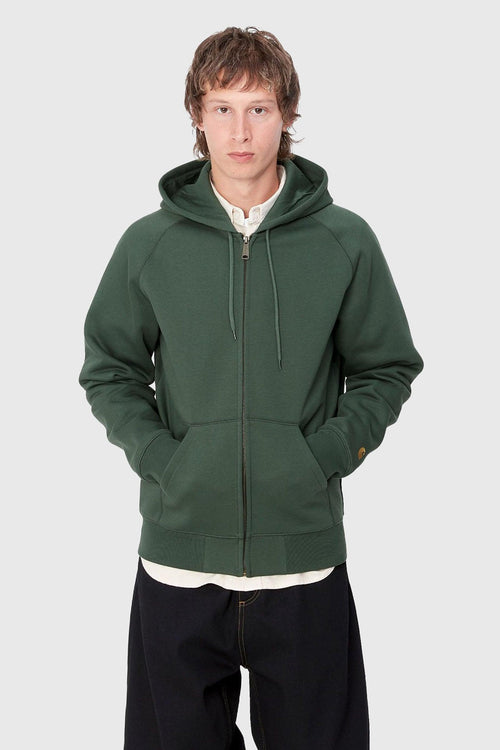 Wip Hooded Chase Jacket Verde Scuro Donna - 1