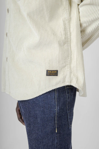 6-wale Corduroy Shirt Khaki Uomo - 7