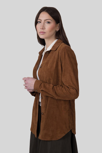 Camicia Filipa Nocciola Donna - 5
